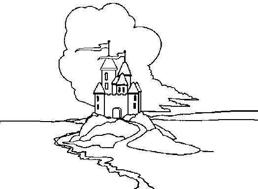 Zamki kolorowanki